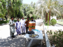 برپایی ایستگاه صلواتی در دانشگاه ولایت به مناسبت میلاد امام رضا (ع)