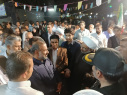حضور حماسی دانشگاهیان دانشگاه ولایت در اجتماع شبانه مردم شهرستان ایرانشهر در پارک شهدای این شهر