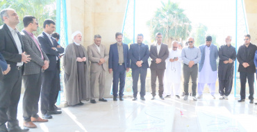 برگزاری مراسم غبارروبی گلزار شهدای گمنام دانشگاه ولایت به مناسبت آغاز دهه فجر