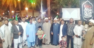 حضور پرشور دانشگاهیان دانشگاه ولایت در اجتماع شبانه مردم ایرانشهر