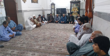 دیدار دکتر حسین پیری رئیس دانشگاه ولایت با خانواده محترم مرحوم امان‌الله ریگی ماریشان