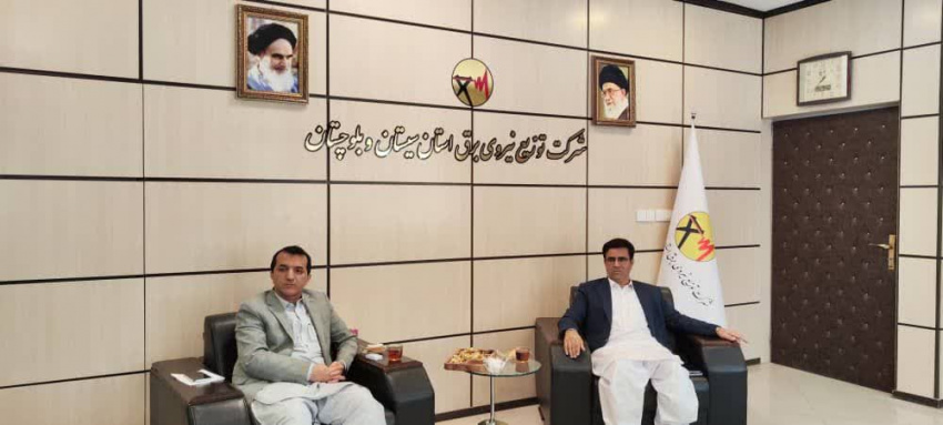 دیدار رئیس دانشگاه ولایت با مدیرعامل شرکت توزیع برق سیستان و بلوچستان
