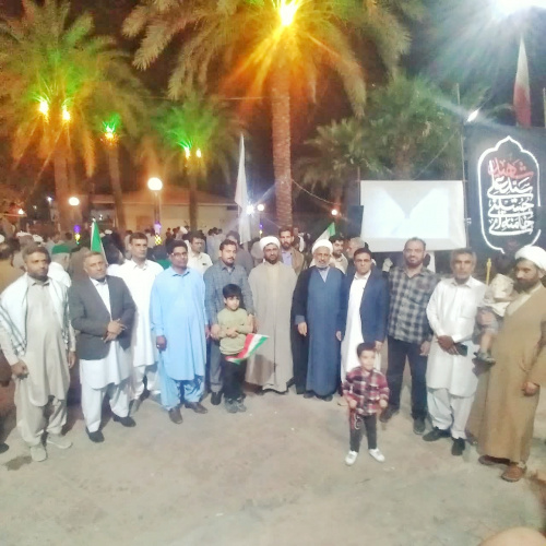 حضور پرشور دانشگاهیان دانشگاه ولایت در اجتماع شبانه مردم ایرانشهر