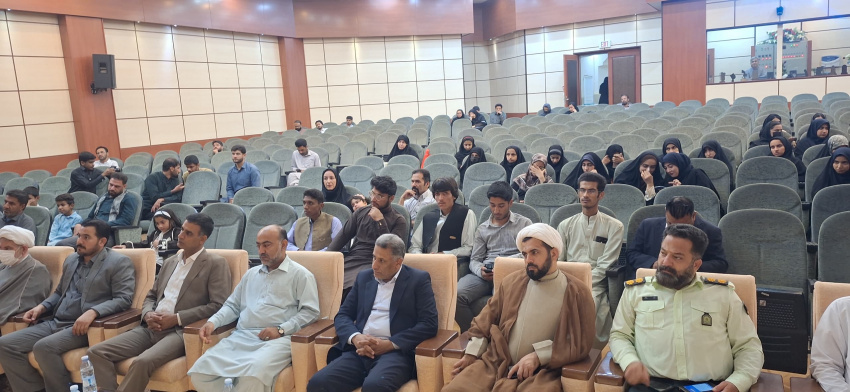گردهمایی بزرگ دانشگاهیان شهرستان ایرانشهر به میزبانی دانشگاه ولایت برگزار شد